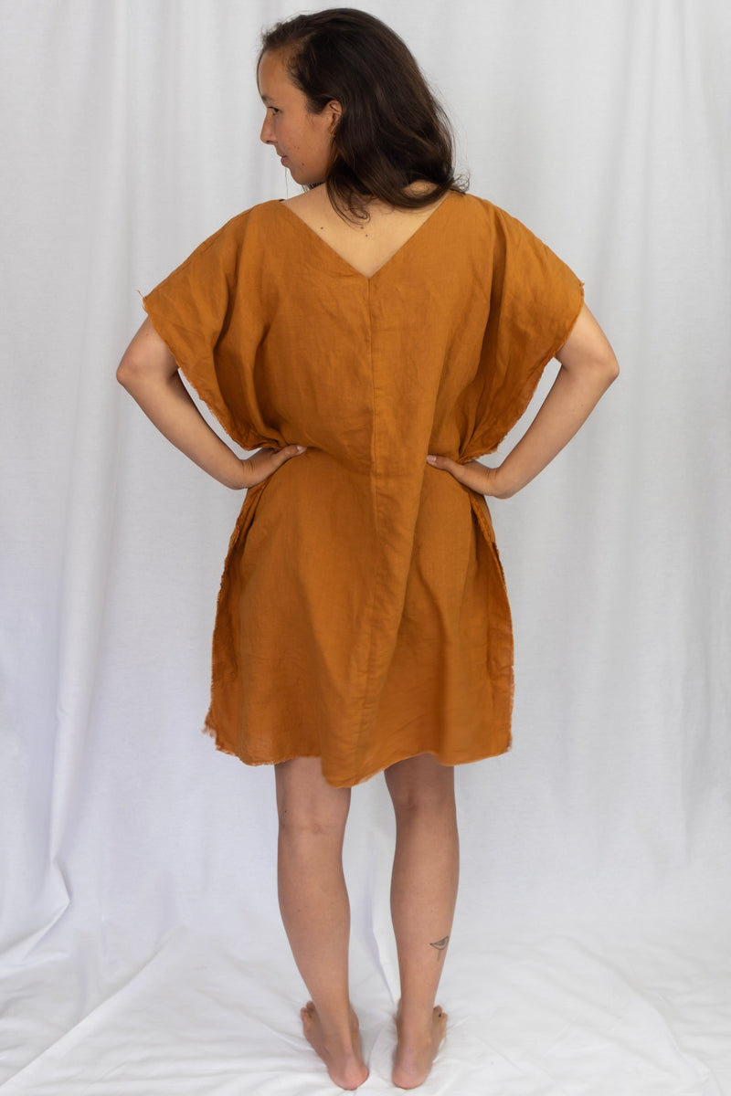 Pre-Order Surfer's Smock Linen - Mustard